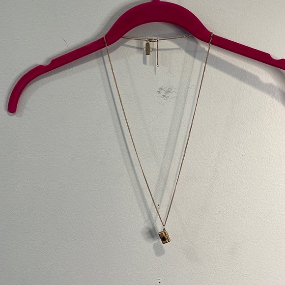Madewell camera pendant necklace OS